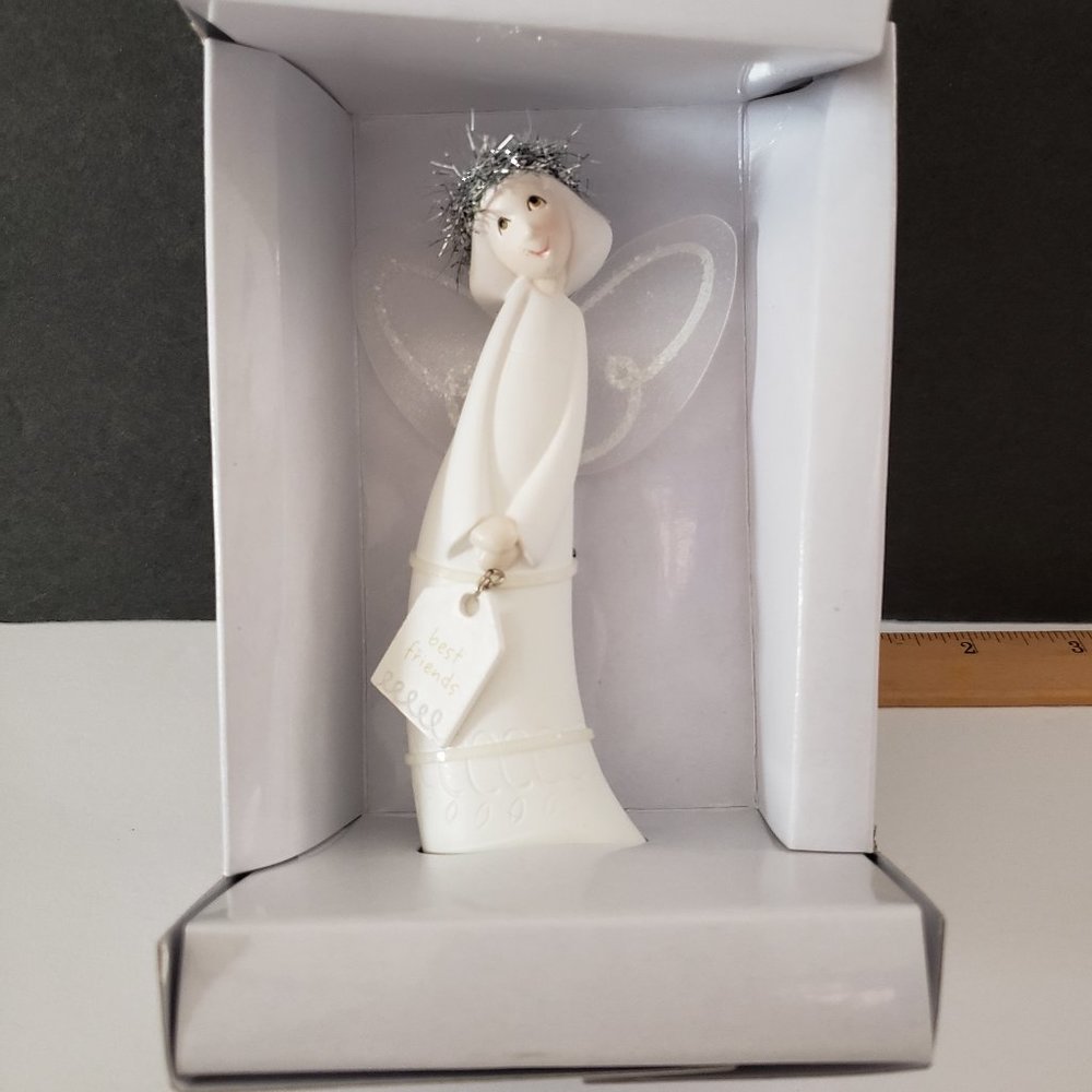 Department 56 White Angel with Silver Halo